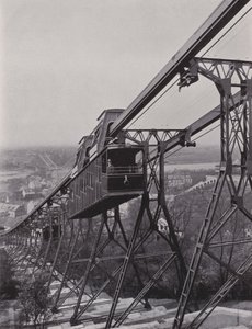 Loschwitz, Suspension Railway by Photographer German
