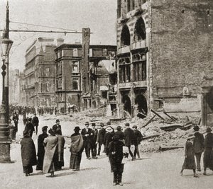 Dublin after the Easter Uprising, April 1916