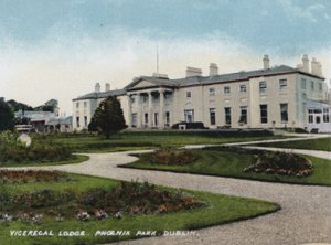 Viceregal Lodge, Phoenix Park, Dublin by Photographer Irish