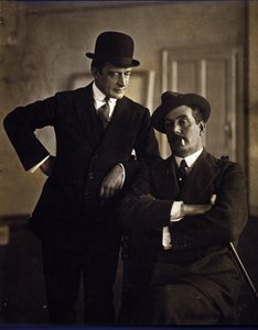 The composer Giacomo Puccini (1858-1924) and the music publisher Tito Ricordi II (1865-1933).
