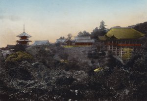 Japan, c.1912: Kiyomizu Temple Noted for Its Hanging Stage on the Edge of Precipice and a Fine View of Kyoto