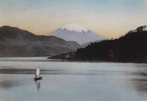 Japan, c.1912: Mount Fuji from Hakone Lake by Photographer Japanese