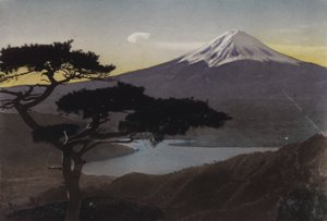 Japan, c.1912: Mount Fuji from Misaka Pass by Photographer Japanese