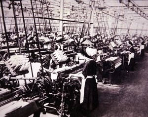 Japanese Cotton Industry: Women Working the Toyoda Looms, c.1920