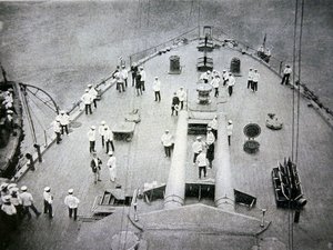 The fore-deck of the 