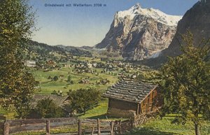 Grindelwald and Wetterhorn, Switzerland