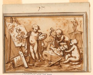 Design for an Overdoor by Piat Joseph Sauvage