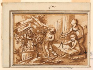 Design for an Overdoor by Piat Joseph Sauvage