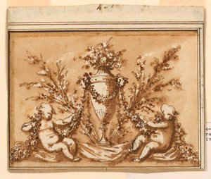 Design for an Overdoor by Piat Joseph Sauvage