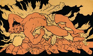 Hercules on Mount Oeta