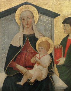 The Virgin and Child with Saint Laurent, Saint Peter Martyr, Saint the Evangelist and Saint Blaise, (detail)