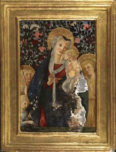 Virgin and Child with the Infant Saint John, Saint Elizabeth and a Child with a Vase of Lilies