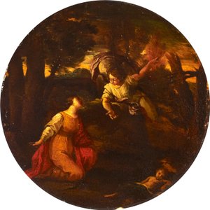 Hagar and Ishmael by Pier Francesco Mola