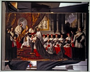 Coronation of Pope Clement and Innocent VIII by Pier Leone Ghezzi