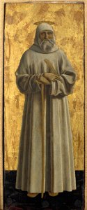 Polyptych of Mercy: the Virgin of Mercy, Surrounded by Saints (detail) by Piero della Francesca