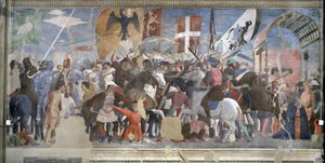 The Victory of Heraclius and the Execution of Chosroes, from the True Cross Cycle by Piero della Francesca