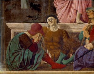 The Resurrection of Christ (detail) by Piero della Francesca