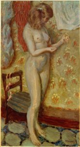 Nude Female Torso, from the Back by Pierre Auguste Renoir