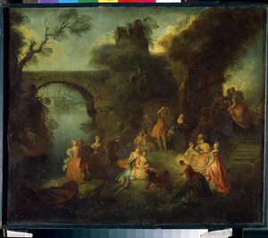 Dance at the River by Pierre Antoine Quillard