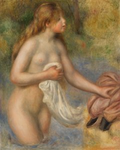 Bather by Pierre-Auguste Renoir