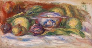 Bowl, Figs, and Apples