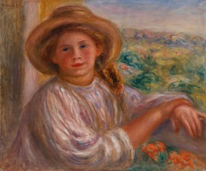 Girl on a Balcony, Cagnes