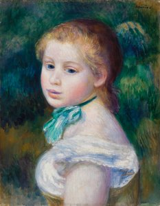 Head of Young Girl by Pierre-Auguste Renoir