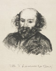 Paul Cézanne by Pierre-Auguste Renoir