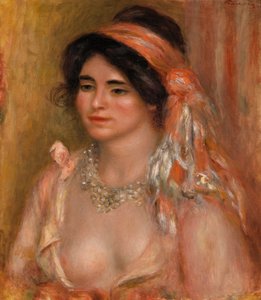 Woman with Black Hair by Pierre-Auguste Renoir