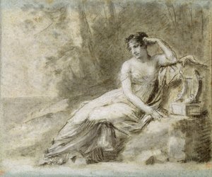 Study for a Portrait of Empress Joséphine by Pierre Paul Prudhon