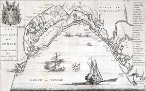 The Environs of Venice by Pierre  Mortier