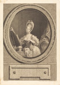 Her Figure is Delightful by Pierre Adrien Le Beau after Pierre Antoine Baudouin