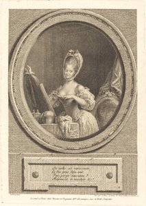 Her Size is Delightful by Pierre Adrien Le Beau after Pierre Antoine Baudouin