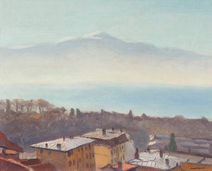 The Roofs of Ouchy and Lake Geneva by Albert Marquet