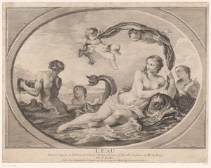 Allegorical Representation with Amphitrite (Water, The Four Elements) by Pierre Alexandre Aveline