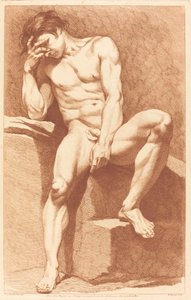 Academie by Pierre Alexandre Aveline after Edme Bouchardon
