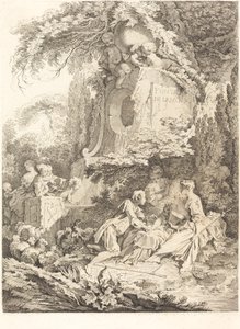 The Fountain of Love by Pierre Alexandre Aveline after François Boucher