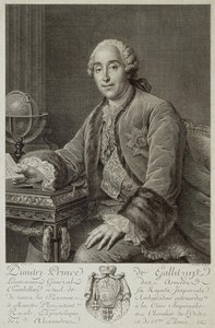 Portrait of Prince Dmitriy Mikhailovich Golitsyn 1721-1793, 1762 by Pierre Alexandre Tardieu