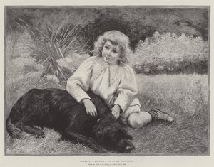 Comrades, Resting by Pierre Andre Brouillet