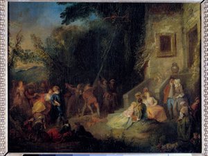 May Planting, a Traditional Fete of Planting a Tree in May. 18th Century