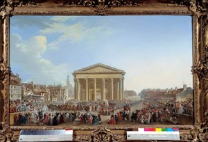 Ceremony of Laying the First Stone of the New Church of Saint Genevieve on 6/09/1764
