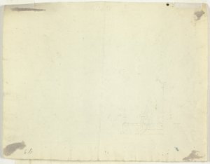 Sketch of Arched Entry to a Terrace by Pierre Antoine Mongin
