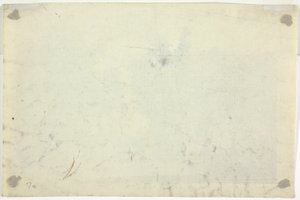 Sketch of Garden with a Ladder by Pierre Antoine Mongin