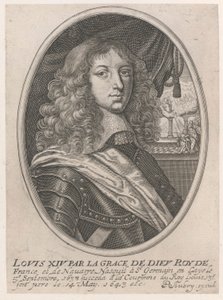 Portrait of Louis XIV by Pierre Aubry