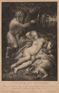 Jupiter and Antiope by Pierre Audouin