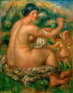 After the Bath by Pierre Auguste Renoir
