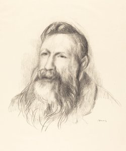 Auguste Rodin by Pierre Auguste Renoir