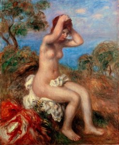 Bathing Girl by Pierre Auguste Renoir
