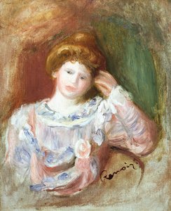 Bust of a Woman by Pierre Auguste Renoir