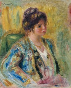 Bust of a Woman in Oriental Costume by Pierre Auguste Renoir
